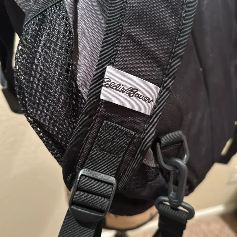 Eddie Bauer Mens Cross Body Messenger/Travel Bag Blue/Grey/black